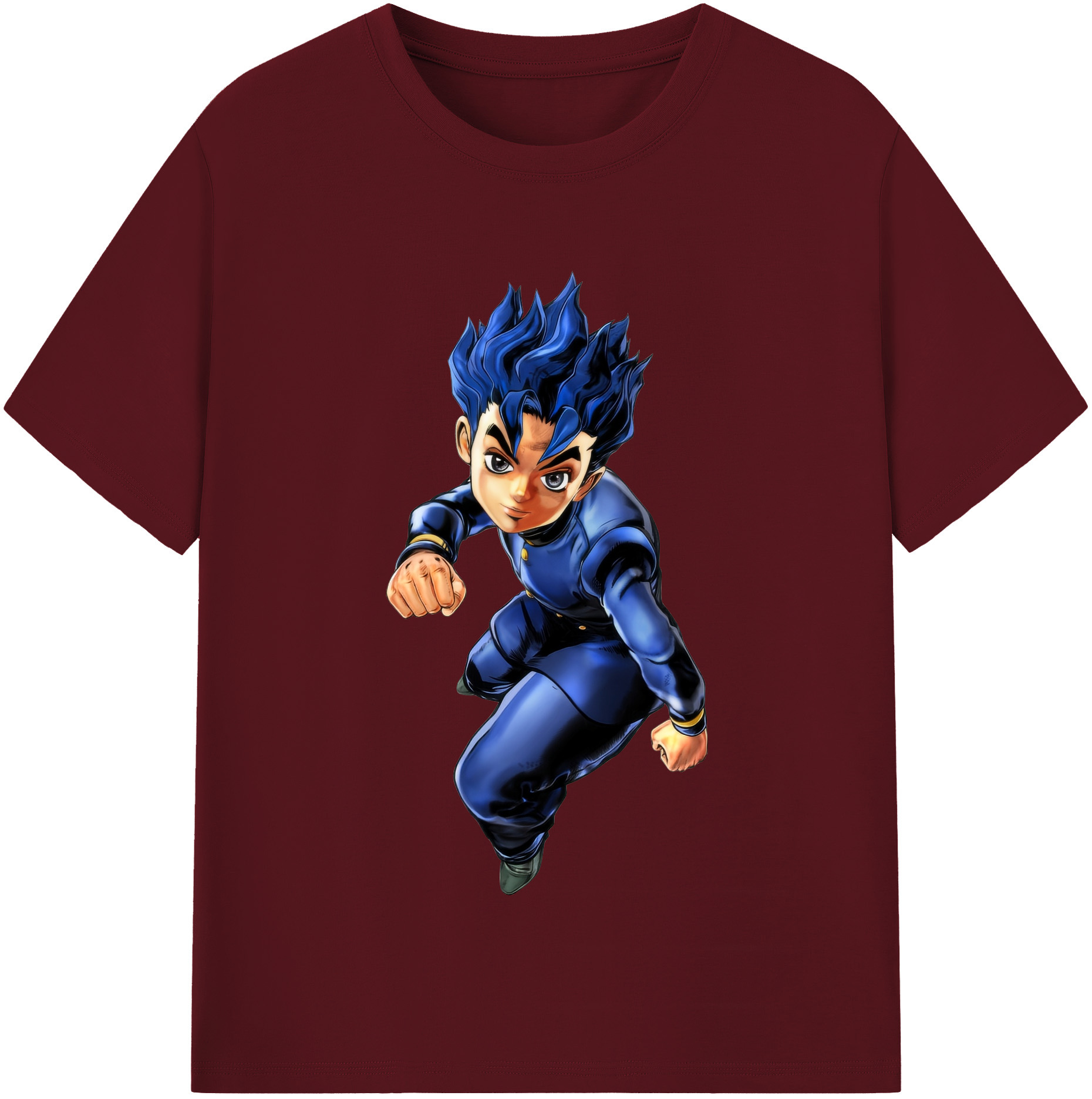 （画像用） ジョジョの奇妙な冒険 広瀨康一 JoJo's Bizarre Adventure Hirose Koichi 綿100％半袖Tシャツ（フロントプリント）